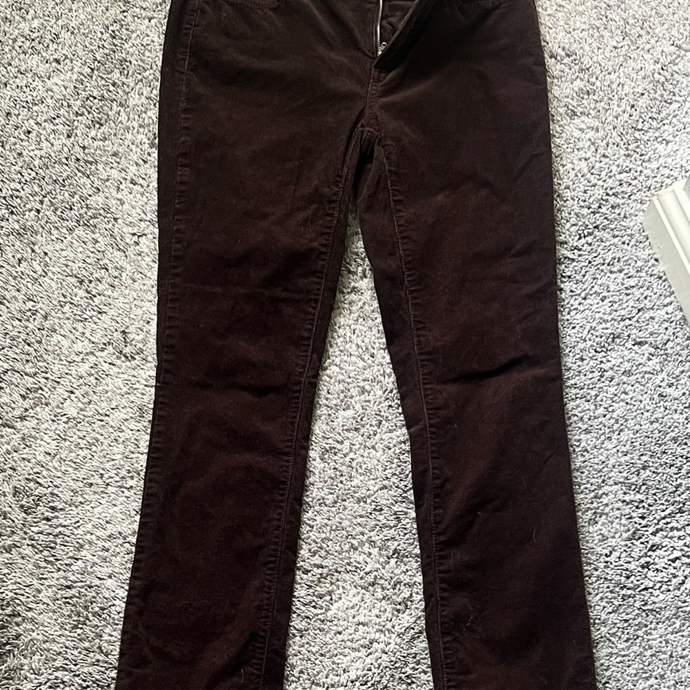 Talbots Dark Brown corduroy pants
